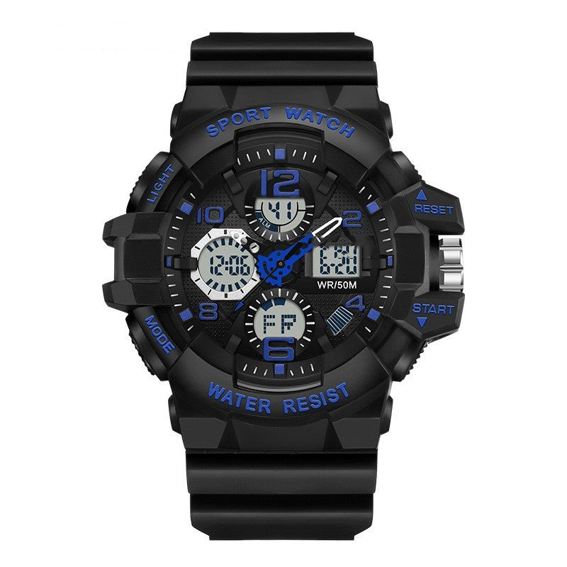 Men's Waterproof Luminous Outdoor Sports Versatile Electronic Watch