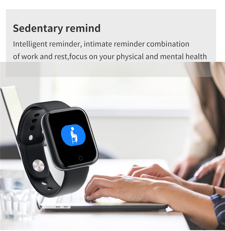 Compatible with Apple , Smart Bracelet Sports Pedometer Blood Pressure Heart Rate Sleep Detection Bluetooth Watch