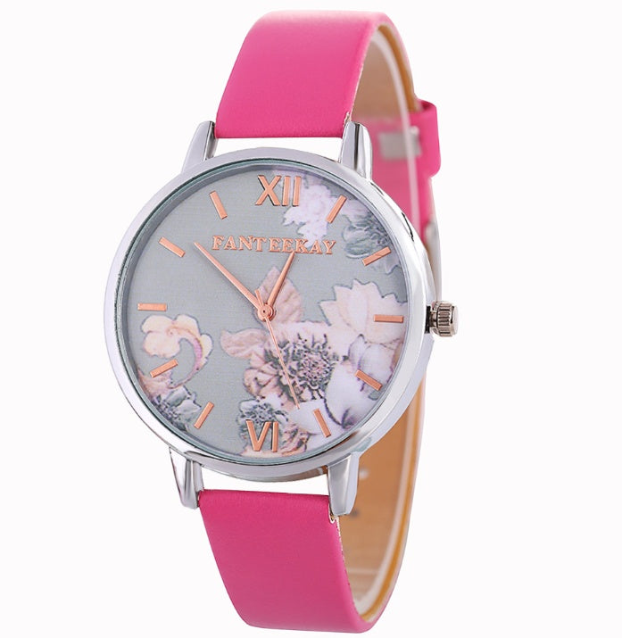 Women's Quartz Watches Major Brand Huawa Belt Quickly Sells Wish Source Broken Flower Watches