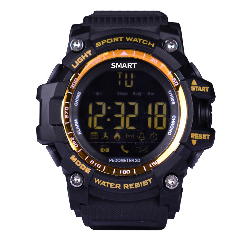 EX16 Water Depth Of The Two-year Standby Smart Sports Wristbands Student Electronic Watch Pedometer QQ WeChat Alerts