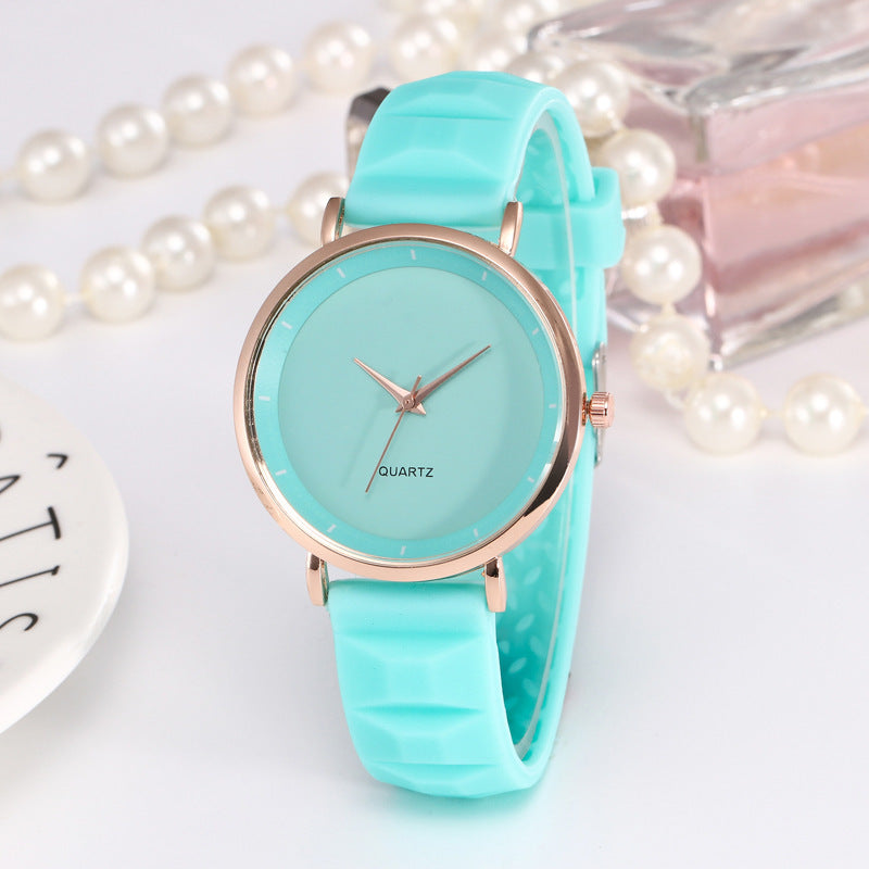 Men's And Women's Jelly Casual Silicone Watches