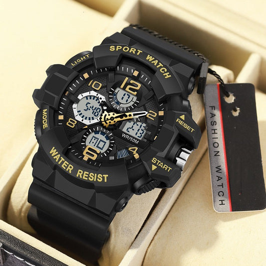 Men's Waterproof Luminous Outdoor Sports Versatile Electronic Watch